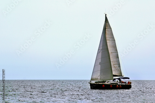 Small sailing yacht