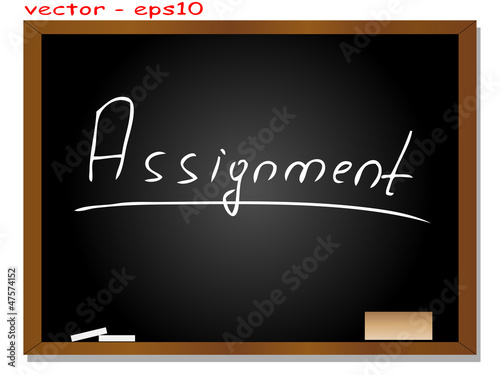 Vector conceptual black blackboard with text