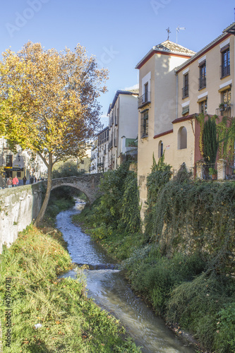 Paseo de los Tristes en Granada - España photo