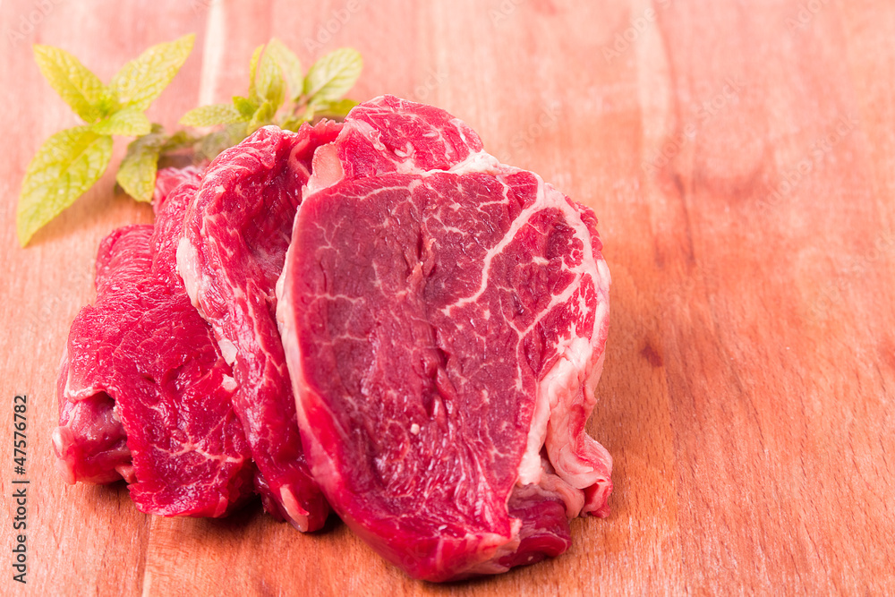 Obraz premium Solomillo carne fresca ternera