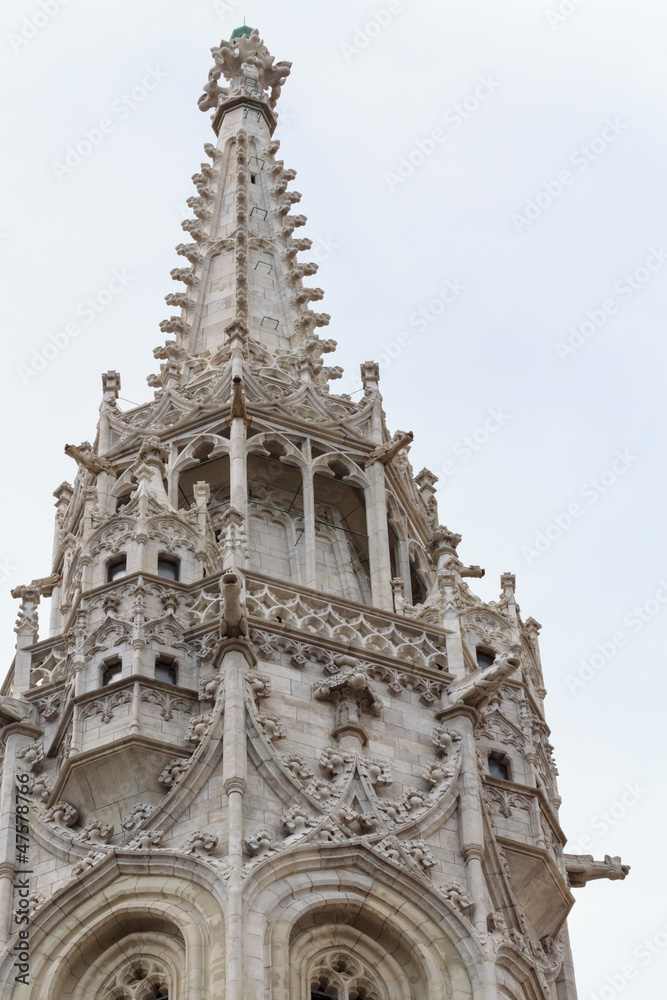 Gothic tower detail