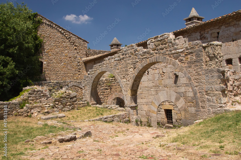 Arches of Thoronet Abbey (France)