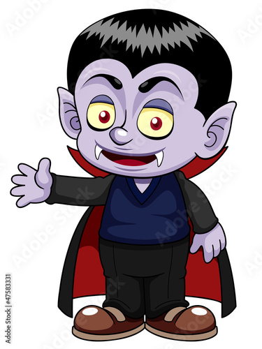 illustration of Cartoon dracula