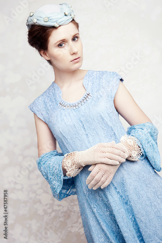 blaue Dame photo