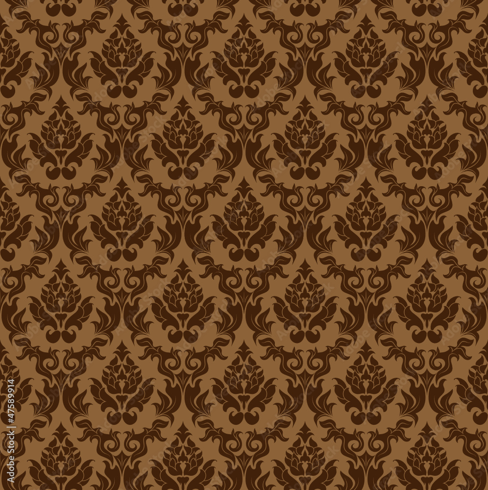 Damask seamless pattern Damask seamless pattern