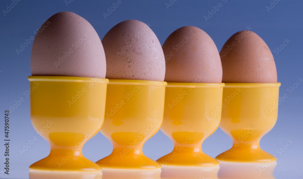Four eggs in a row Four eggs in a row