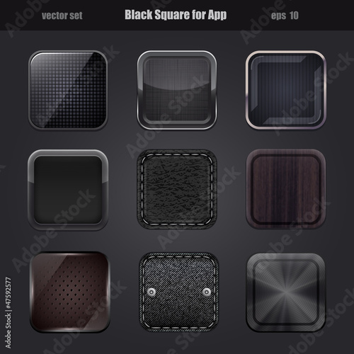 black square for app