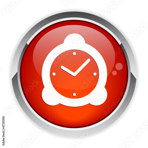 icon hours red