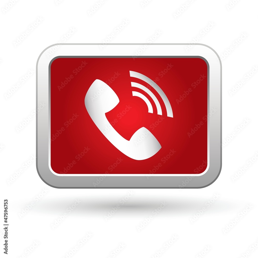 Telephone receiver icon. Vector illustration Telephone receiver icon. Vector illustration