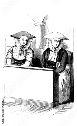 Photos Traditional Peasants - N-E Germany : in the Church