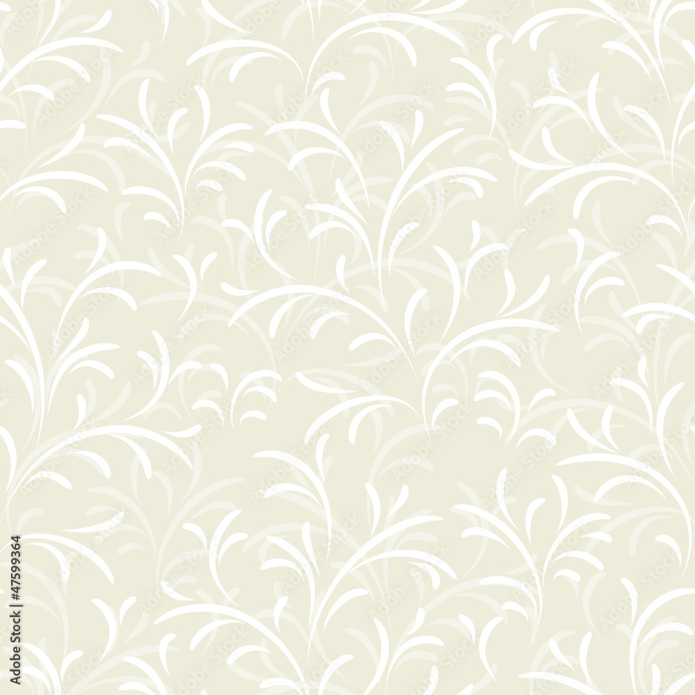Seamless vector floral pattern. Abstract texture with branches.