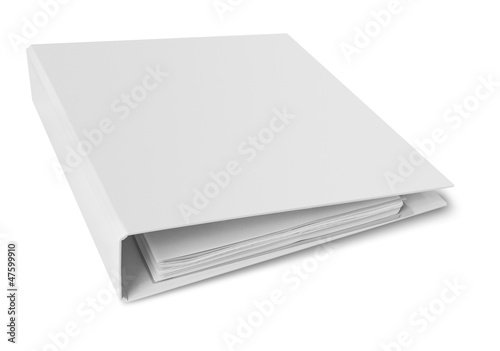 Binder blank file folder photo