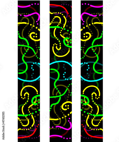 Art color vertical banner