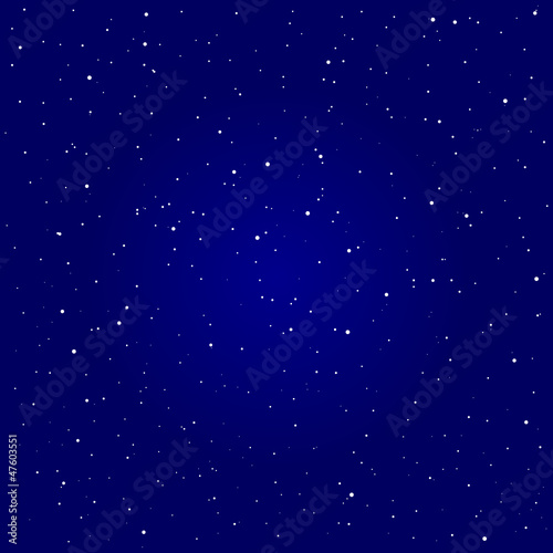 Blauer Nachthimmel