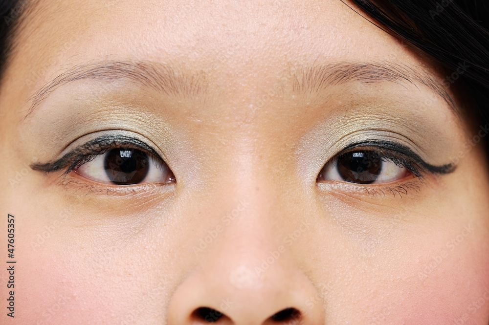 Naklejka premium Girls eyes