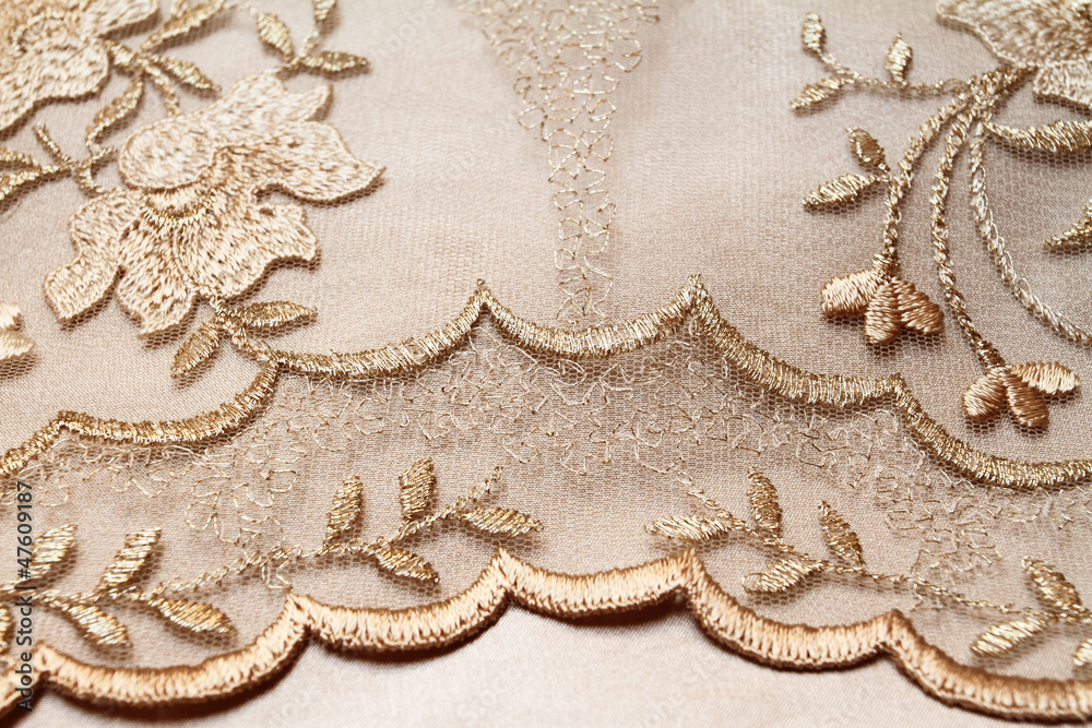 Obraz premium Golden textile