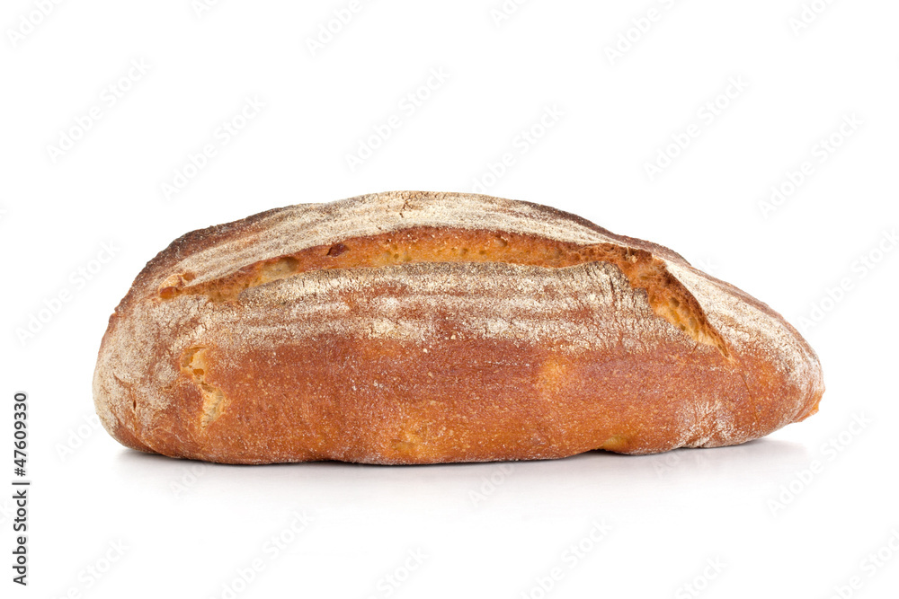 Bread isolated on white background Bread isolated on white background