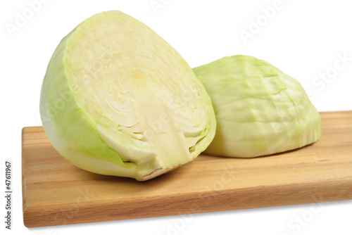 Cabbage on a board