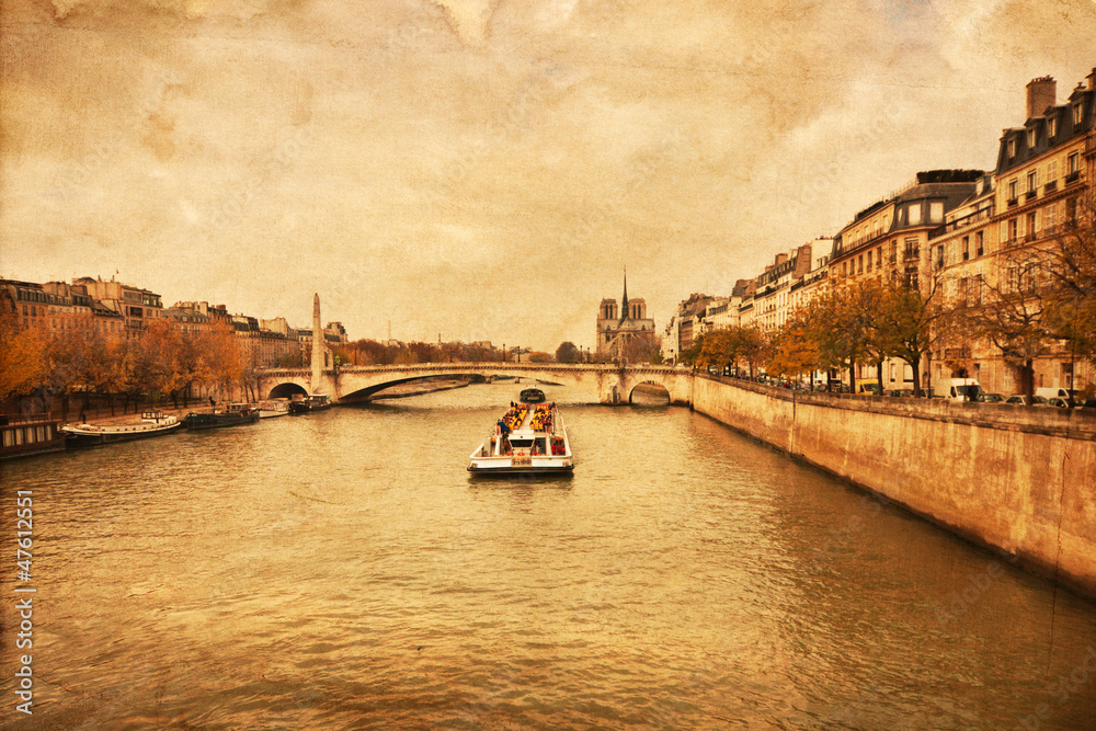 Fototapeta premium nostalgische Ansicht von Paris