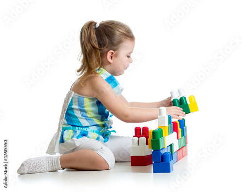 little cheerful child with ...