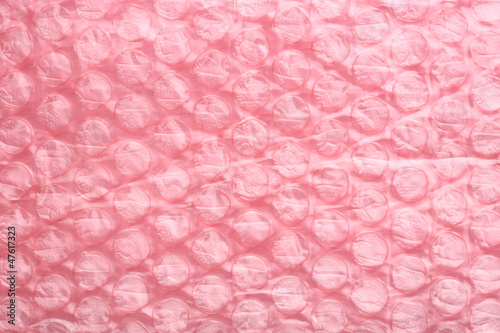 Pink air bubble sheet