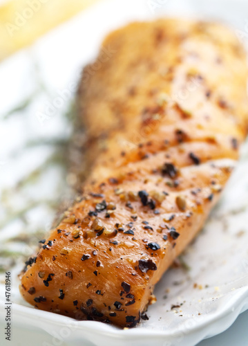 Salmone affumicato - Smoked salmon
