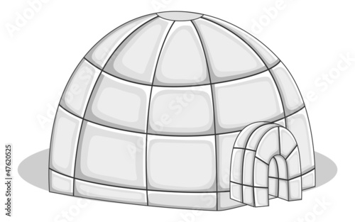 Igloo - Vector Illustration photo