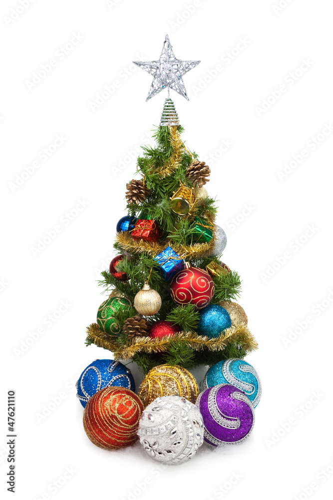 Christmas tree&christmas balls-1