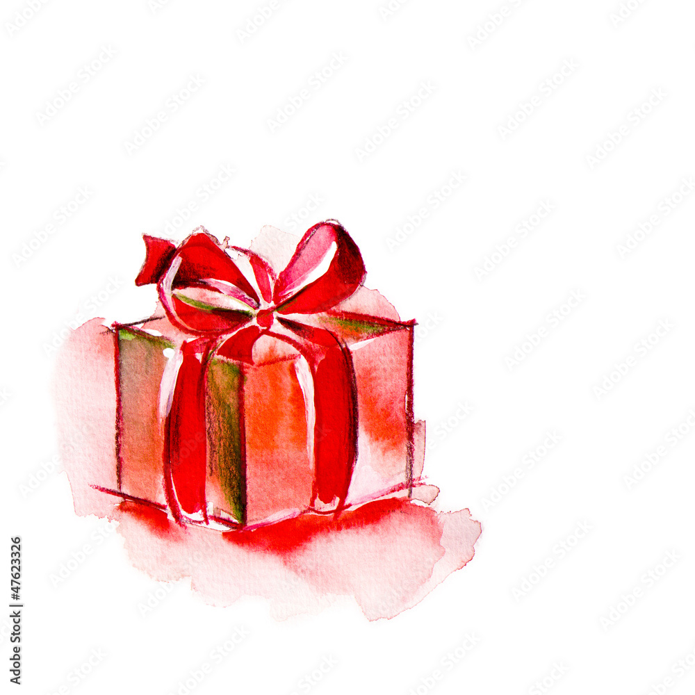 Naklejka premium Gift box