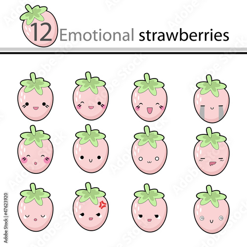 12 emotional strawberries