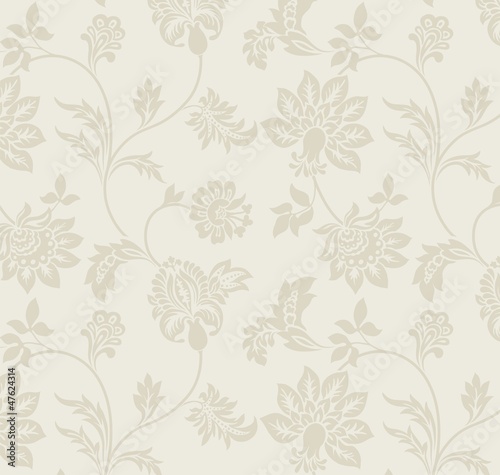 Wallpaper Mural wedding template design, paisley floral pattern , India Torontodigital.ca