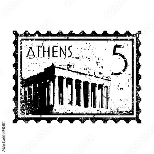 Vector illustration of stamp or postmark style grunge