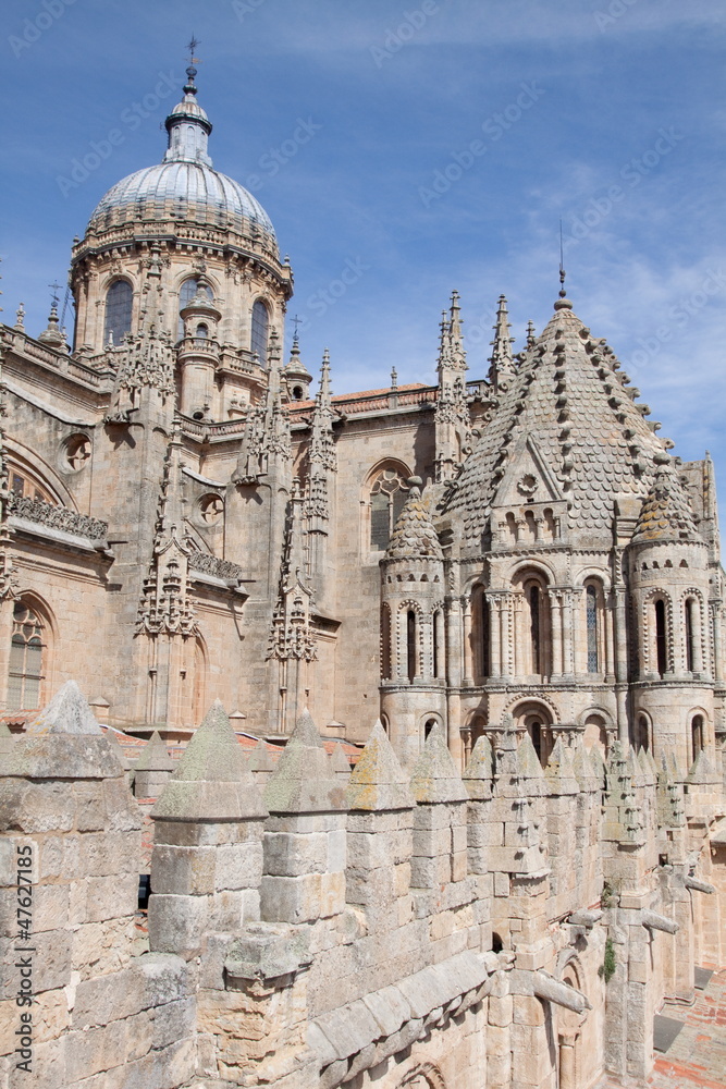 Fototapeta premium Old and New Cathedrals side by side