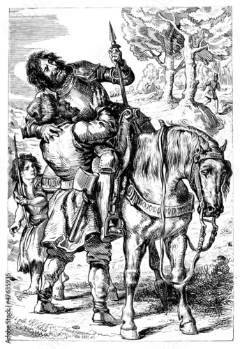 Wounded Knight - Chevalier Blessé - 15th century