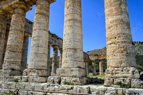 Doric Temple in Segesta  Sicily  Italy