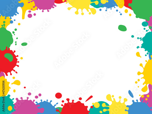 frame with blots