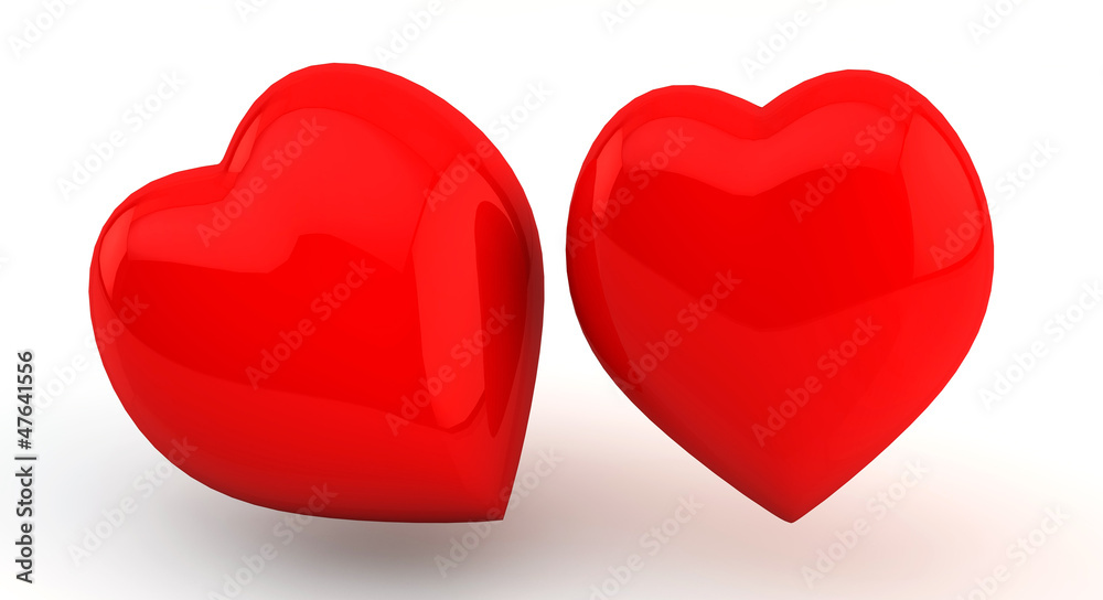 3d Two heart 3d Two heart