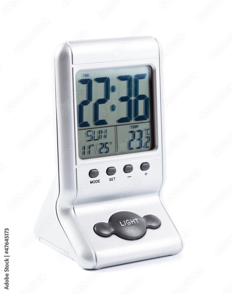 Modern alarm clock Modern alarm clock