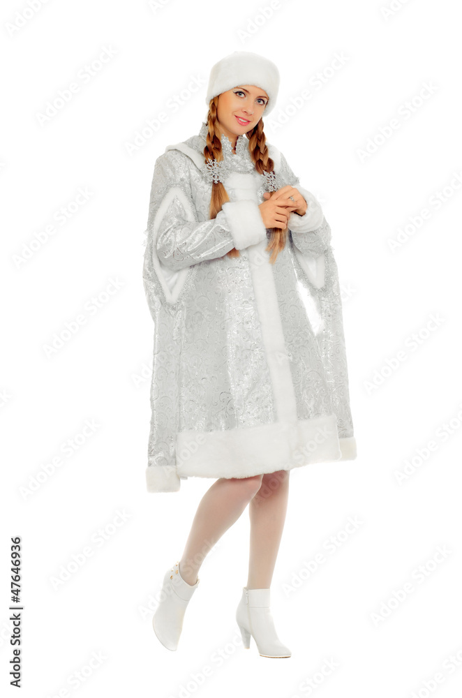 Attractive smiling Snow Maiden Attractive smiling Snow Maiden