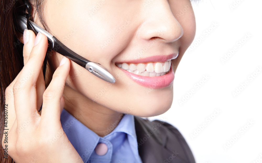 business woman lips with microphone business woman lips with microphone