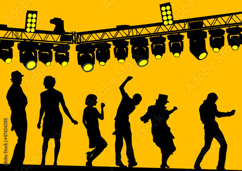 Light on stage