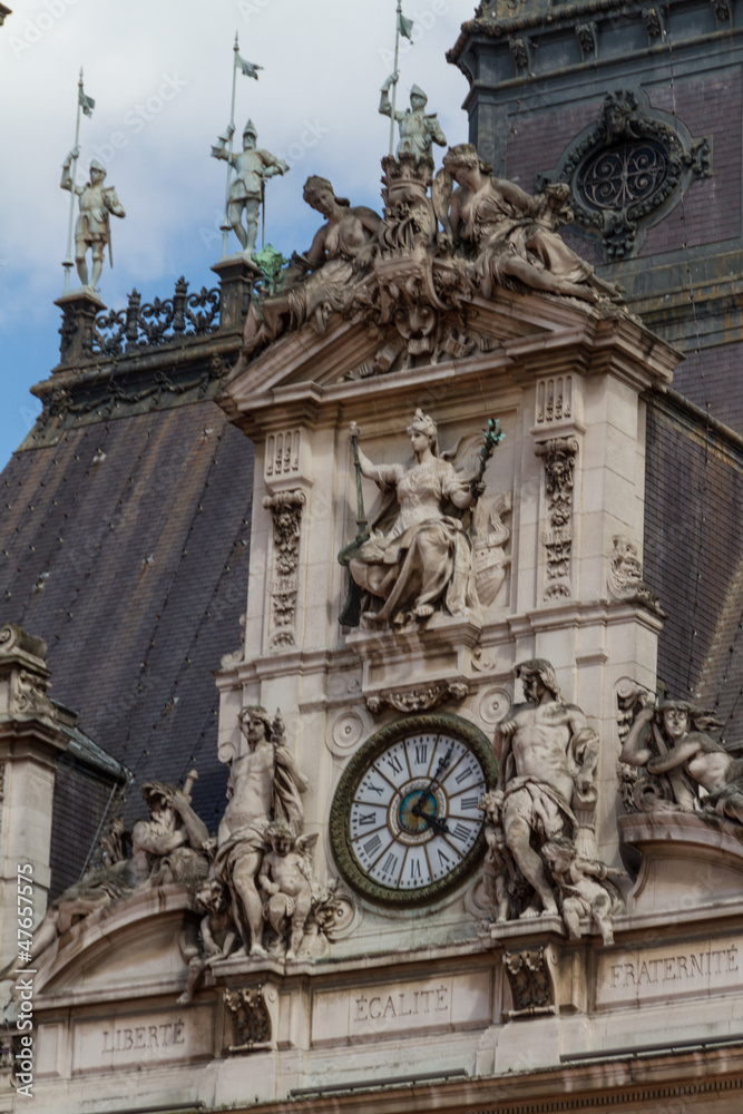 Historic building in Paris France