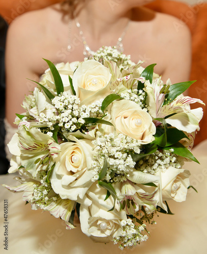 wedding bouquet of the bride
