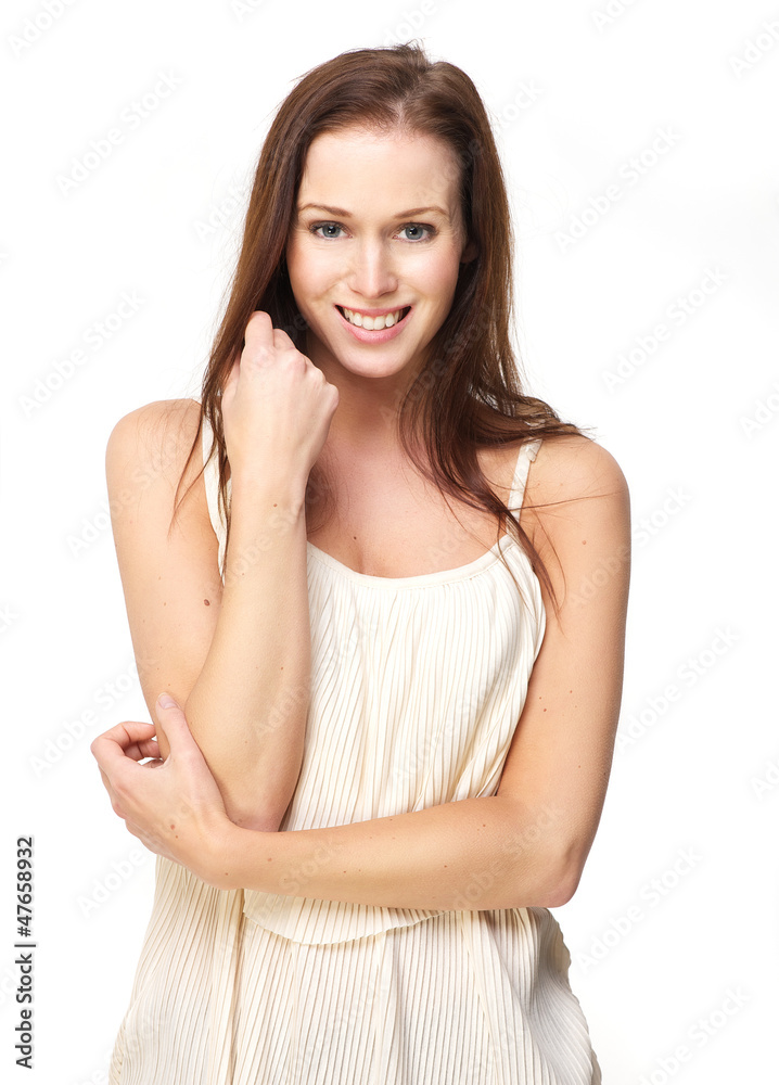 Cute Young Woman Smiling Cute Young Woman Smiling