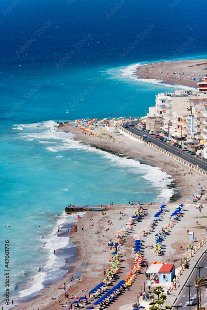 Panorama of Rhodes town