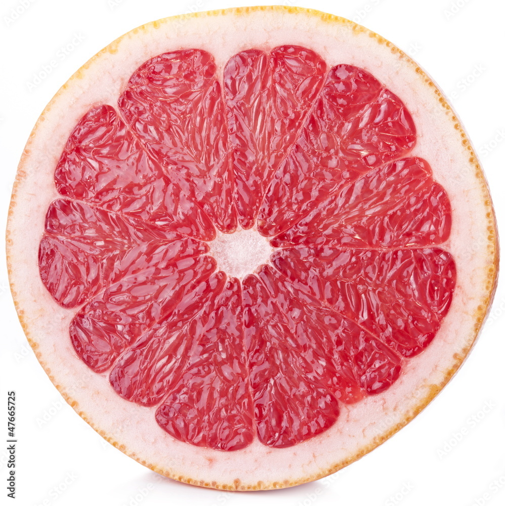 Half of grapefruit. Half of grapefruit.