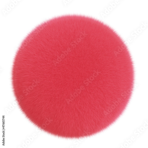 фотографія 3d cartoon cute furry ball
