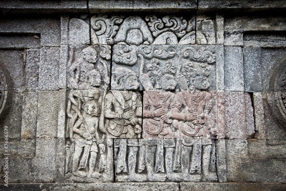 Stone craft in Candi Penataran temple in Blitar, Idonesia. Stone craft in Candi Penataran temple in Blitar, Idonesia.