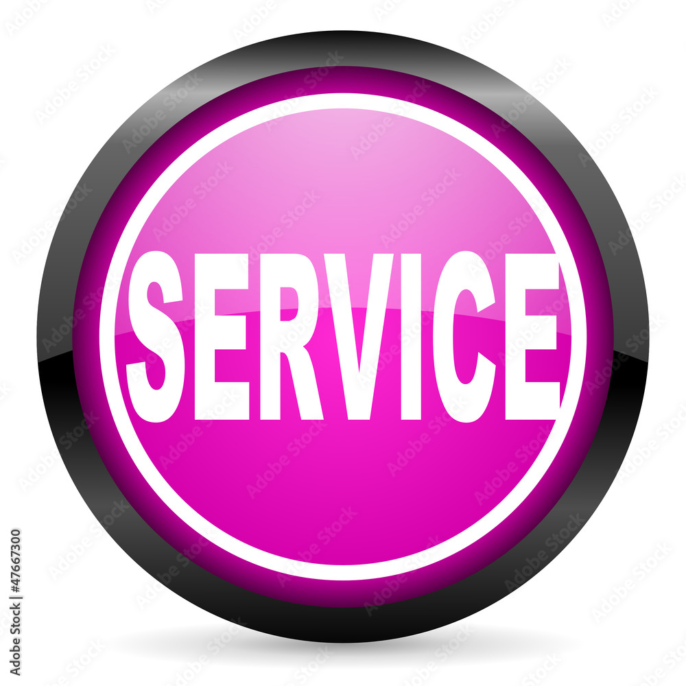 service violet glossy icon on white background service violet glossy icon on white background