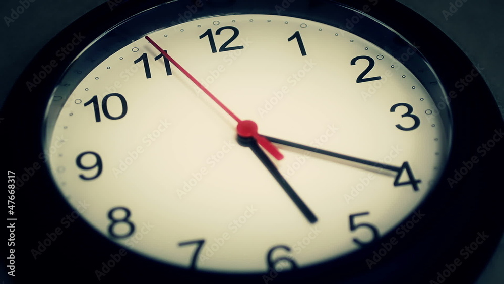 Black wall clock Black wall clock